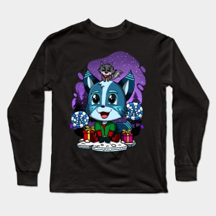 ZacBlue Corgi (Christmas) Long Sleeve T-Shirt